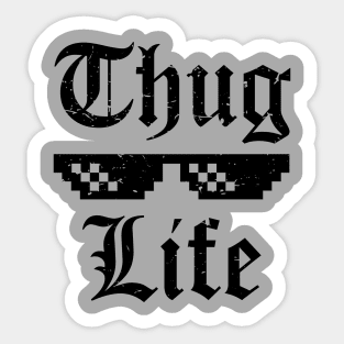 Thug Life T-shirt Sticker